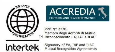 ISO 22716 certification logo